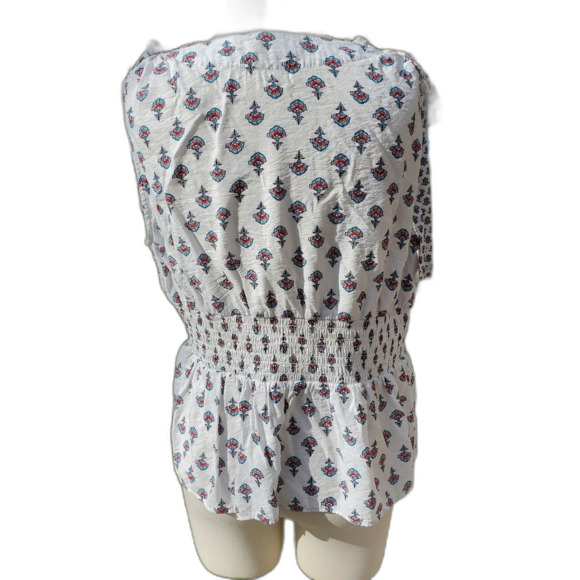 Ann Taylor sleeveless ruched blouse - Picture 5 of 7